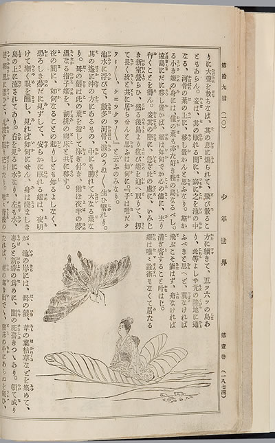 Exhibit Materials of 新竹取物語（一名指子姫）『少年世界』 第１巻第19号(Japan)