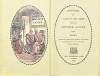 Histories or tales of past times told by Mother Goose with morals