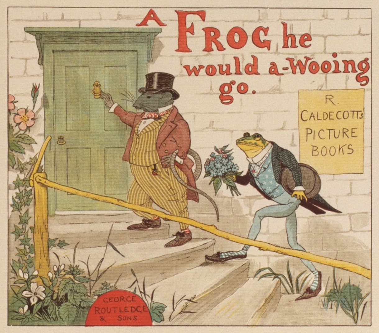 Front cover of A Frog He Would A-Wooing Go (page 343 of The Complete Collection of PICTURES and SONGS)