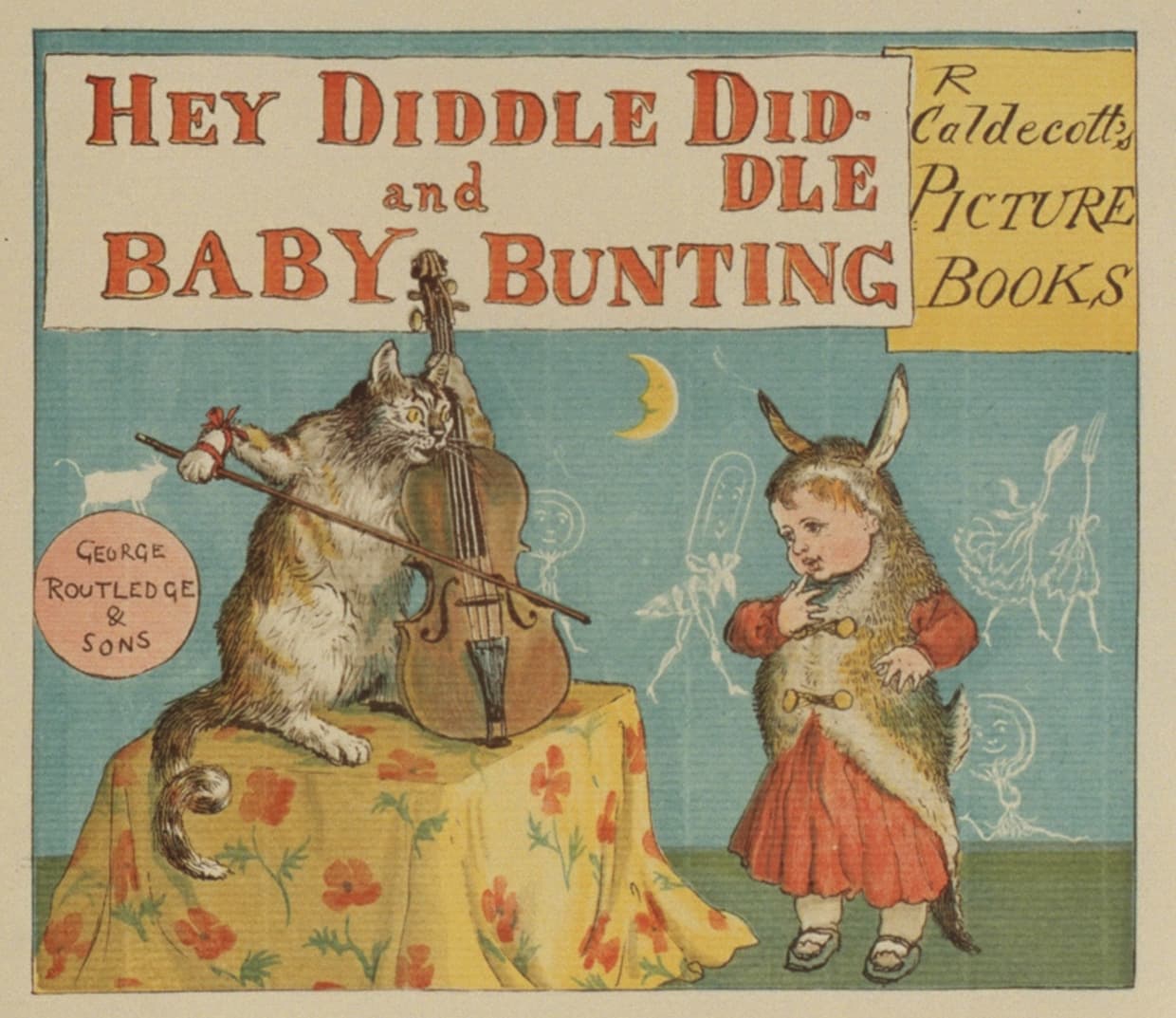 Front cover of Hey Diddle Diddle and Baby Bunting (page 317 of The Complete Collection of PICTURES and SONGS)