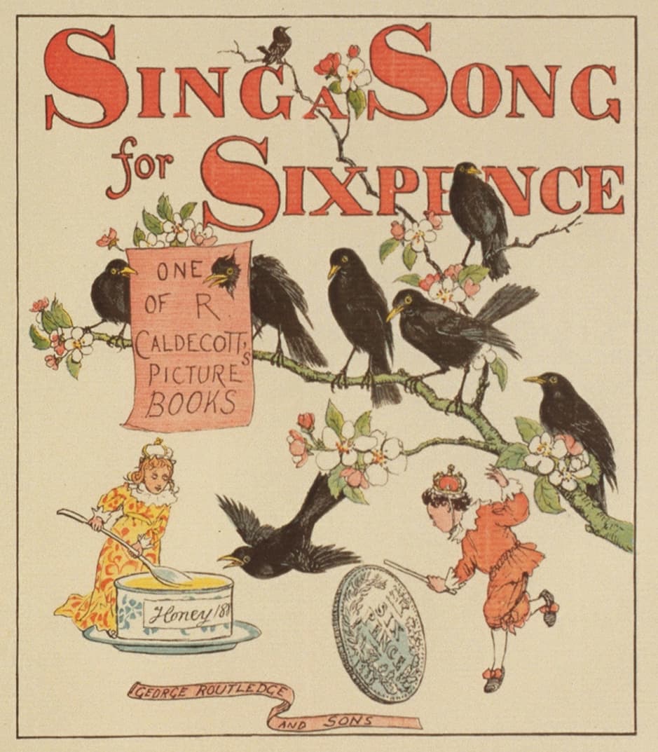 Front cover of Sing a Song for Sixpence (page 185 of The Complete Collection of PICTURES and SONGS)