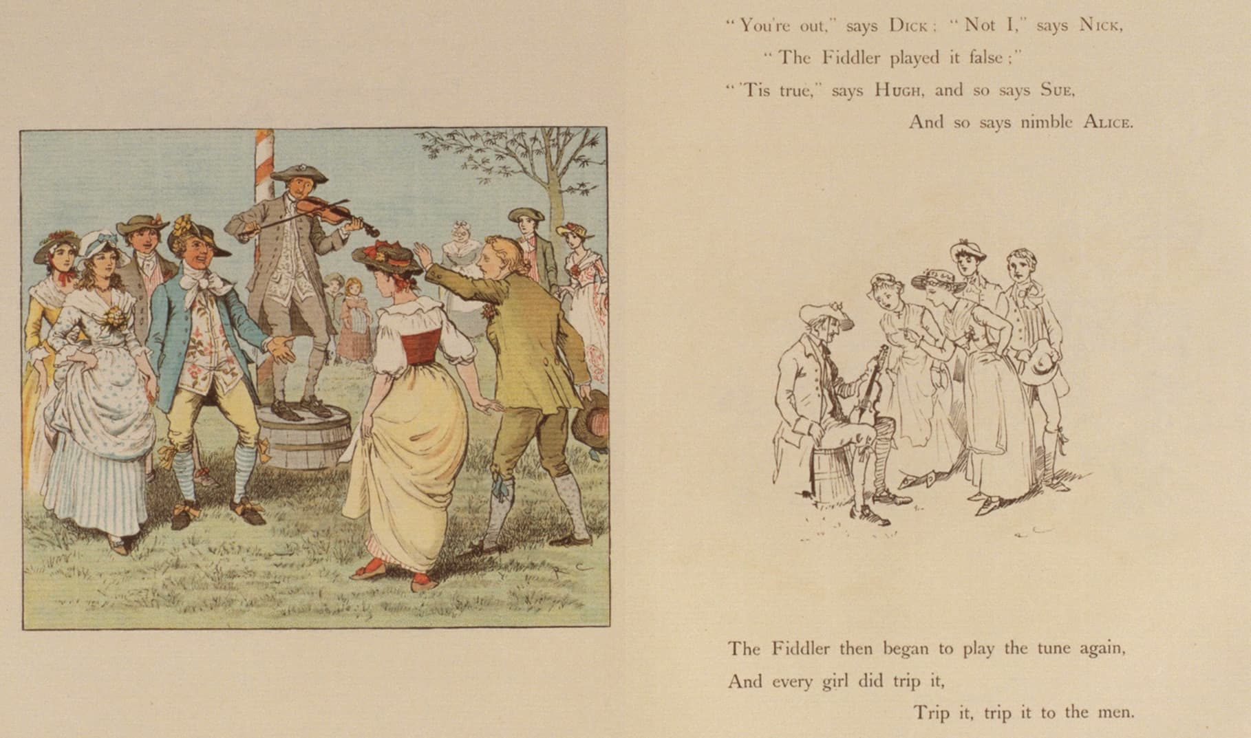 page 10-11 of Come Lasses and Lads (page 408-409 of The Complete Collection of PICTURES and SONGS)