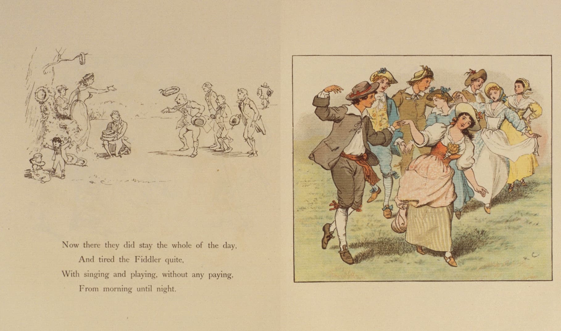 page 18-19 of Come Lasses and Lads (page 416-417 of The Complete Collection of PICTURES and SONGS)