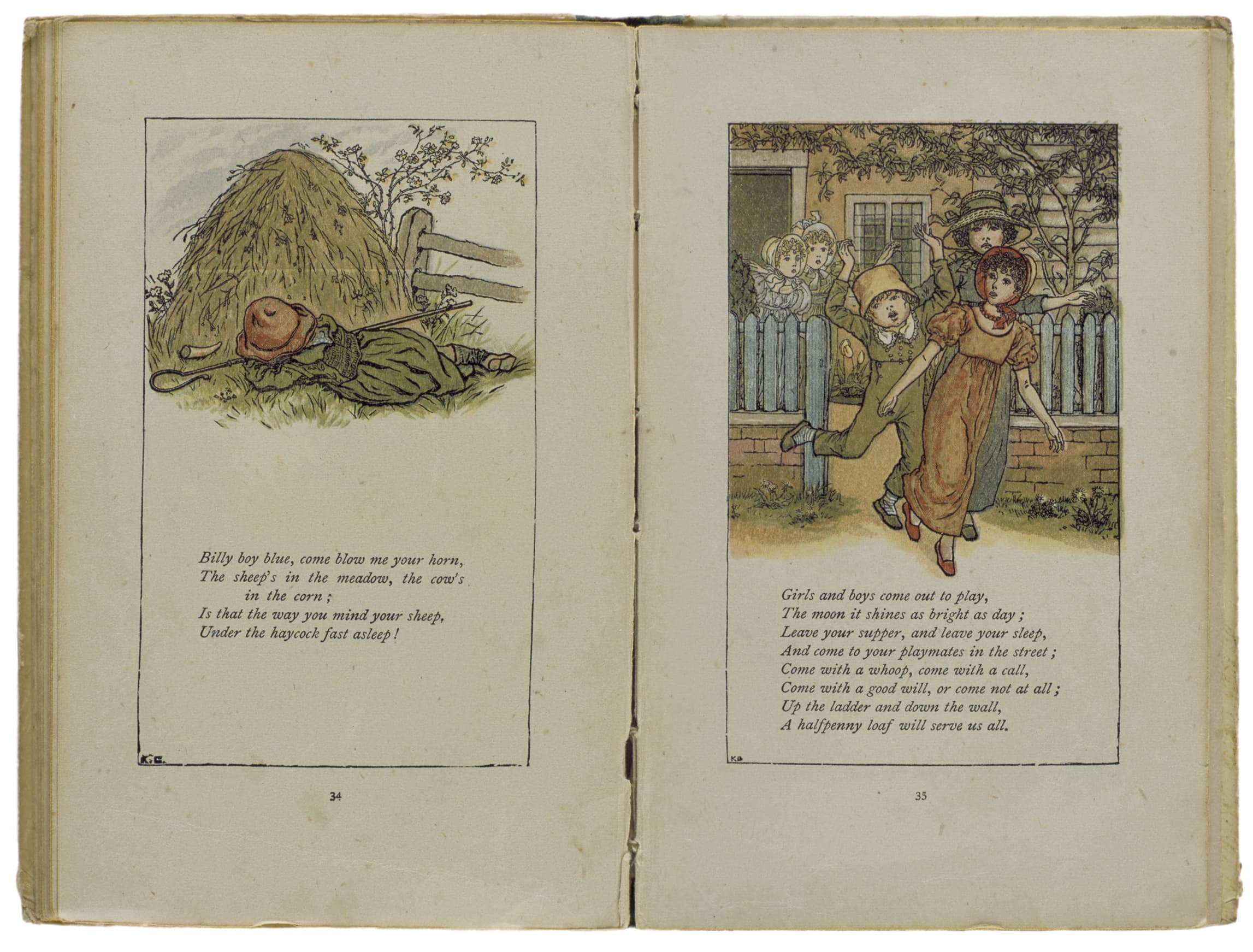 page 34-35 of Mother Goose
