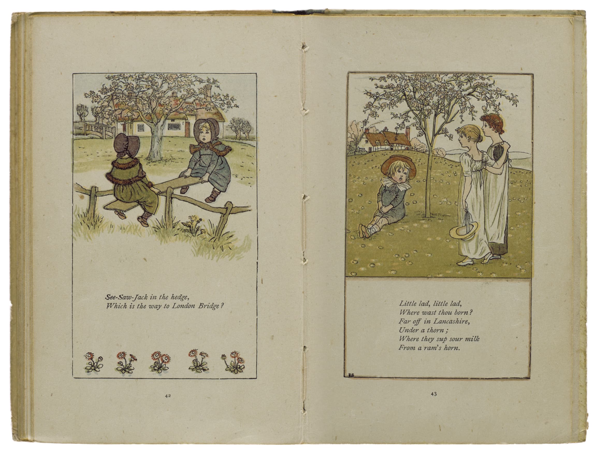page 42-43 of Mother Goose
