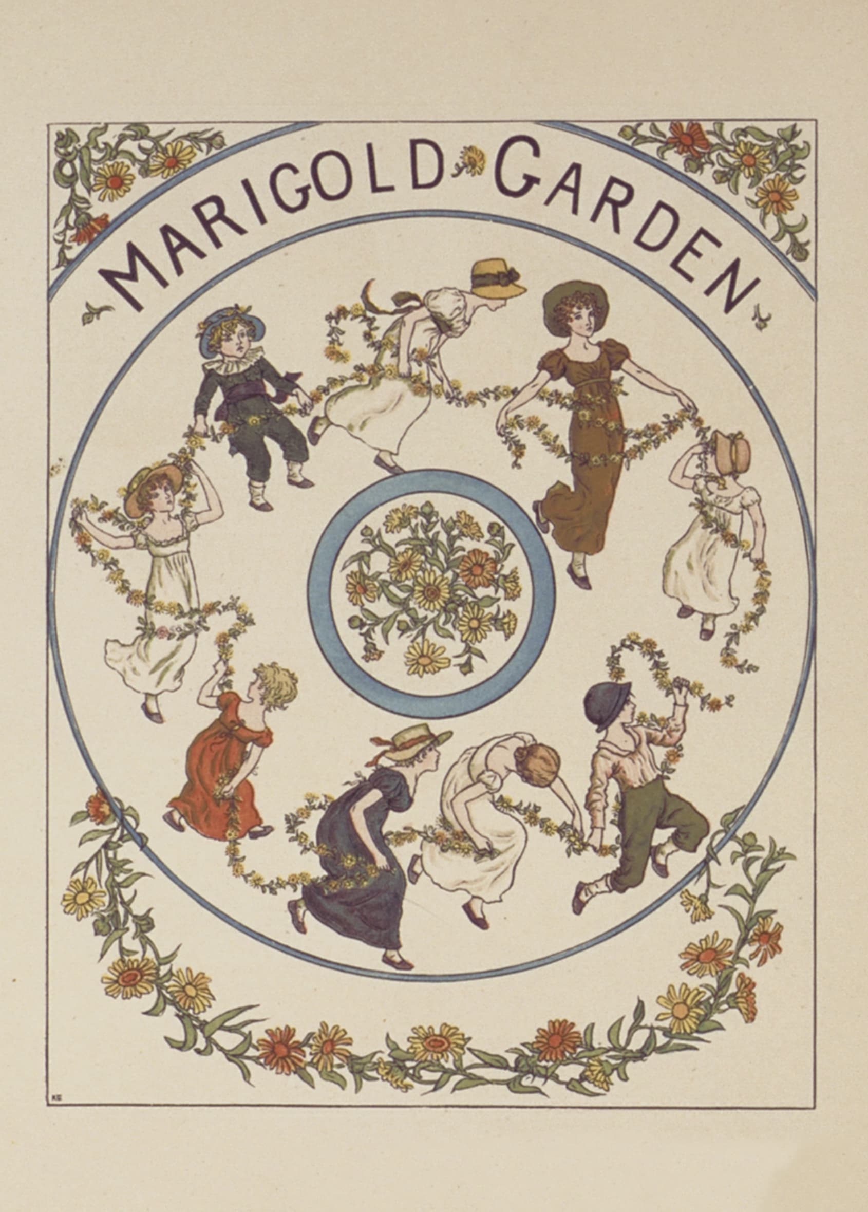 Illustration 1 from “A Marigold Garden”