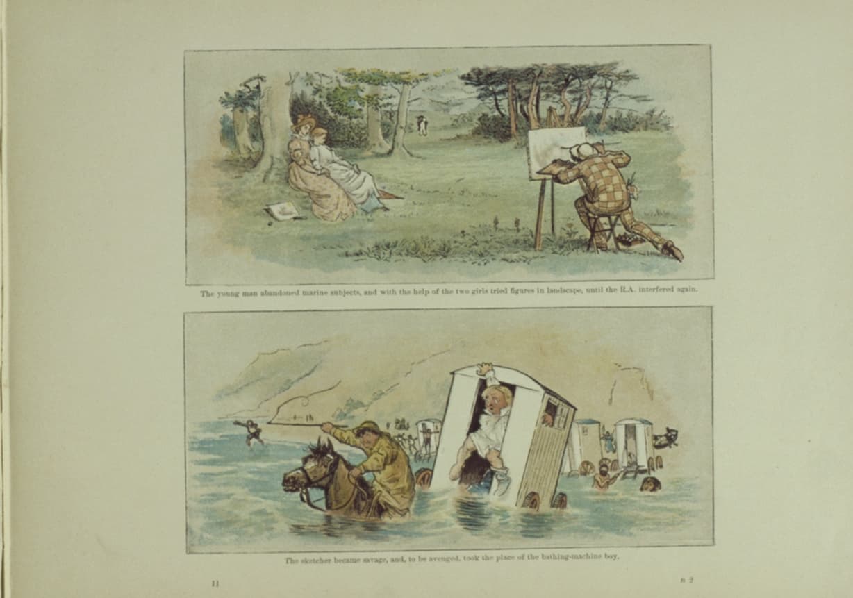 Illustration from 3 “More Graphic Pictures BY Randolph Caldecott”
