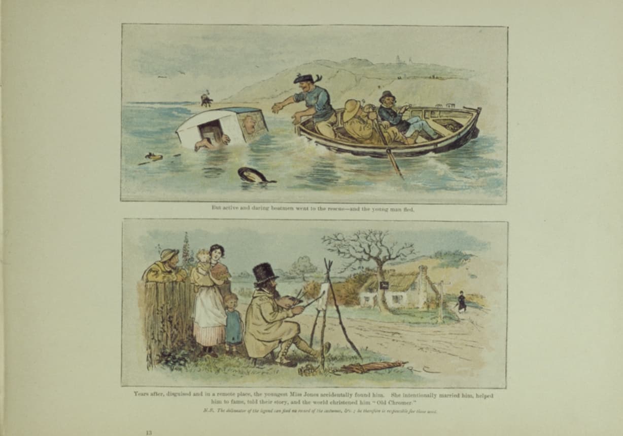 Illustration from 4 “More Graphic Pictures BY Randolph Caldecott”