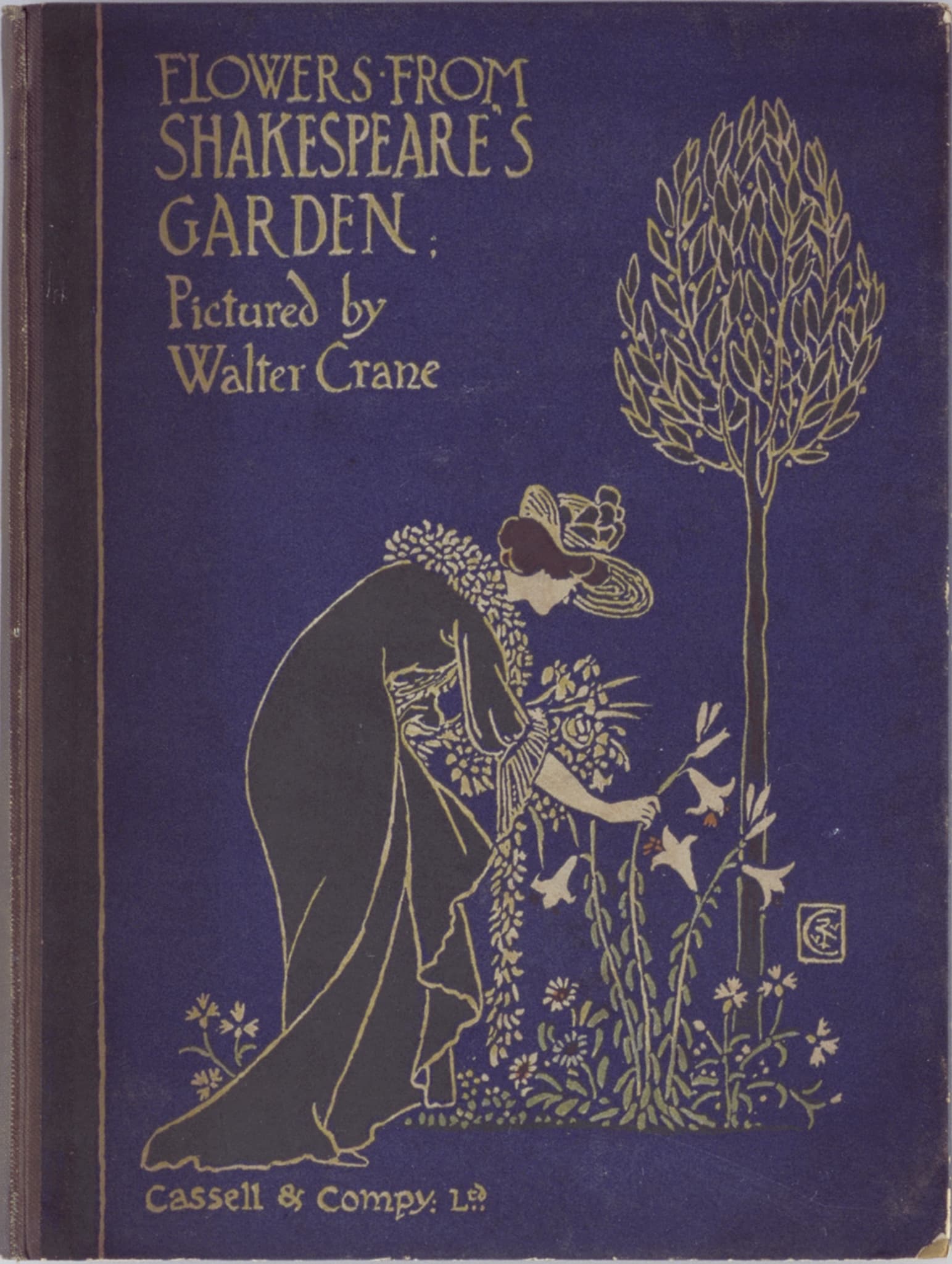 Cover of “Flowers from Shakespeare’s Garden”