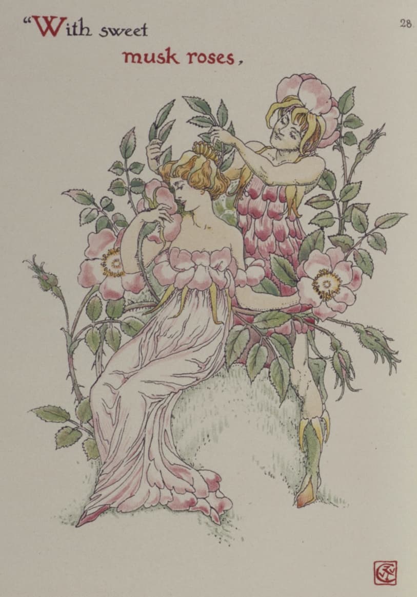 Illustration 3 from “Flowers from Shakespeare’s Garden”