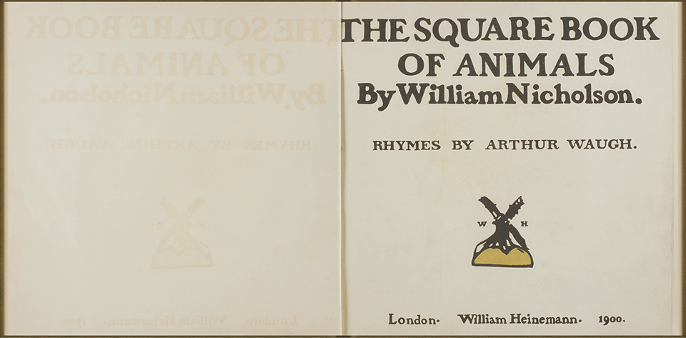 Title page of The Square Book Of Animals