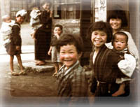 占領期の日本の子どもたちの写真