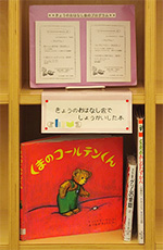 A display of the books