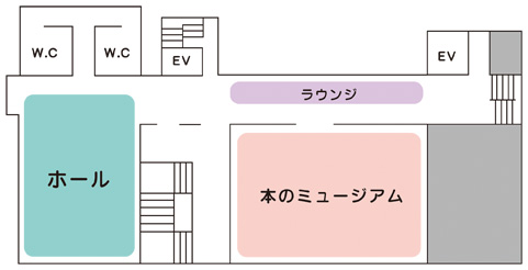 レンガ棟3階の配置図です。